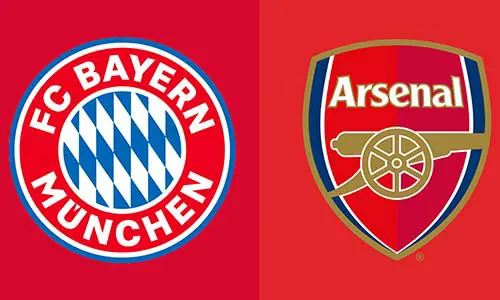 موعد مباراة آرسنال ضد بايرن ميونيخ دوري أبطال أوروبا والقنوات الناقلة يلا شوت