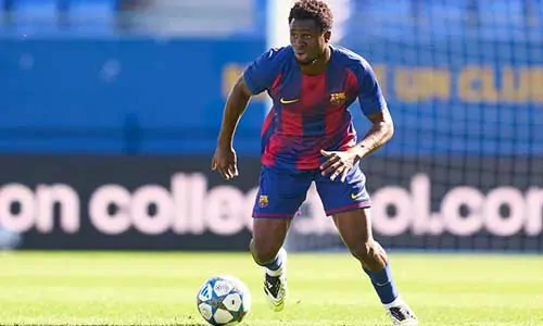 لاعب برشلونة الشاب لاندري فاري سيغيب لمدة تتراوح بين 3 و4 أشهر بسبب الإصابة