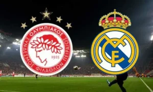 موعد مباراة أولمبياكوس ضد ريال مدريد دوري أبطال أوروبا والقنوات الناقلة يلا شوت